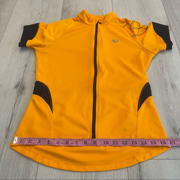 Pearl Izumi for Women Select Orange Zip Short Sleeve Cycling Top Size Medium - Picture 5 of 13